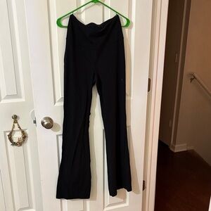 Women's Black Flare Yoga Pants